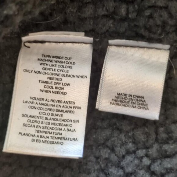 Rachel Roy Womens Moto Jacket Size XL Riveted Snap Down Biker Greaser Two Tone - Picture 5 of 7